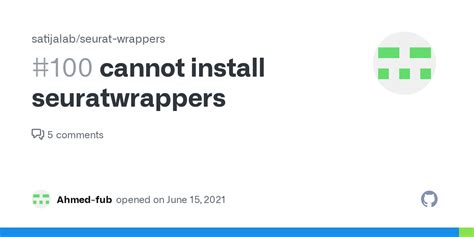 object) Note that if you do not tell the console to use the "as. . Install seuratwrappers